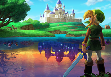 Game art from the Legend of Zelda: A Link Between Worlds