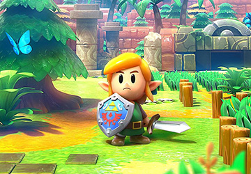 Game art from the Legend of Zelda: Link's Awakening.